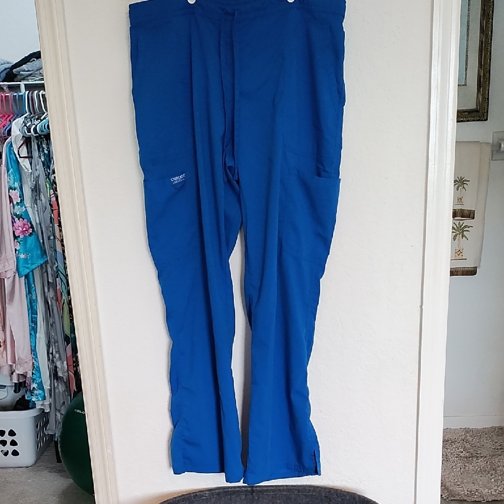 Cherokee Blue Scrub Pants